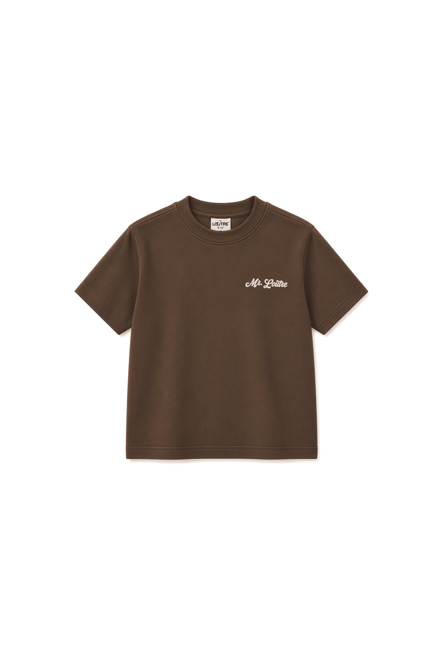 Abel | T-shirt met print | Choco