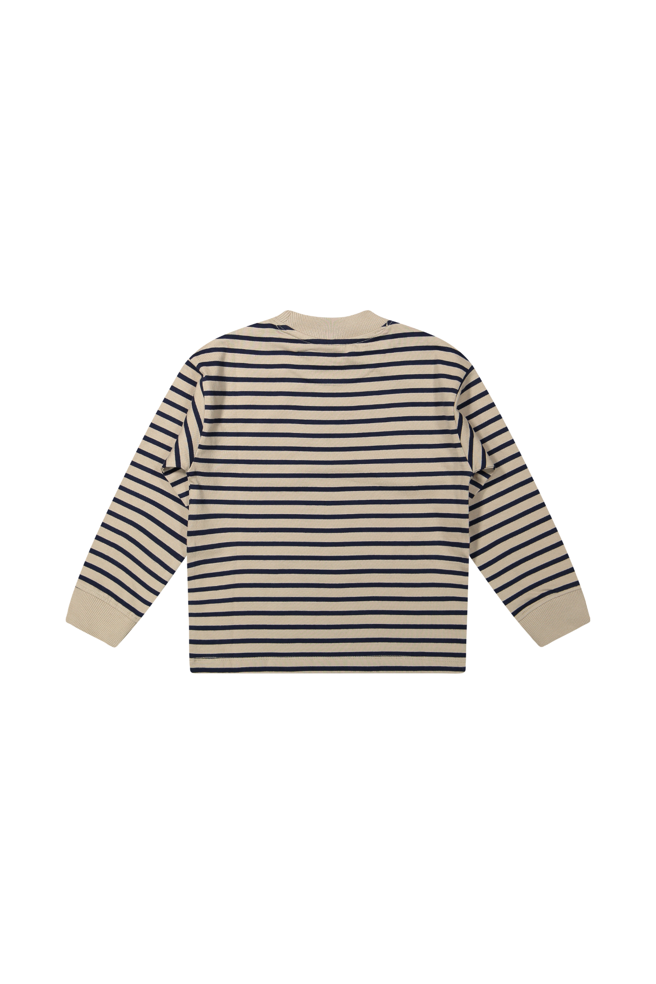Ivar | Gestreepte longsleeve | Pure Cashmere - Blue Nights