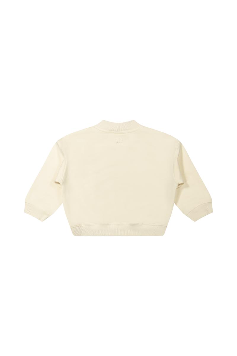 Elias | Basic sweater | Chalk - Mr. Loutre - Truien & Vesten