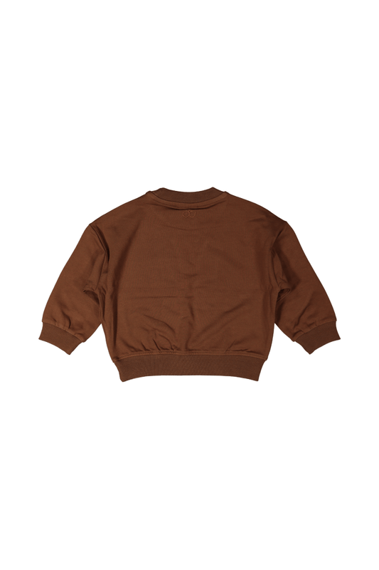 Elias | Oversized sweater | Sepia - Mr. Loutre - Truien & Vesten
