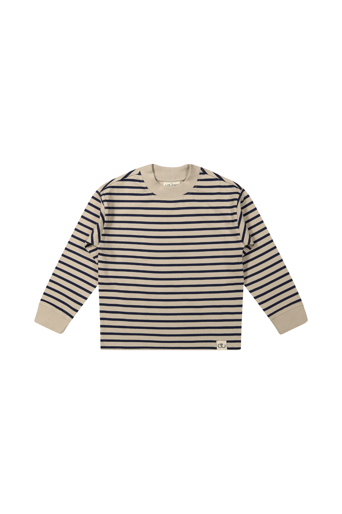 Ivar | Gestreepte longsleeve | Pure Cashmere - Blue Nights - Mr. Loutre - Truien & Vesten