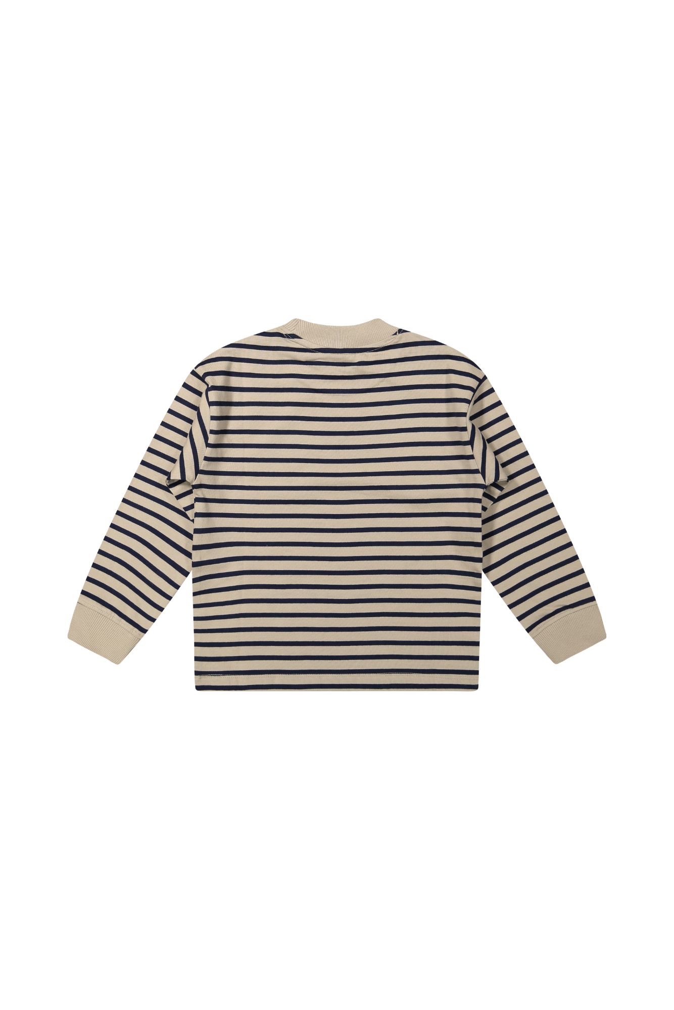 Ivar | Gestreepte longsleeve | Pure Cashmere - Blue Nights - Mr. Loutre - Truien & Vesten
