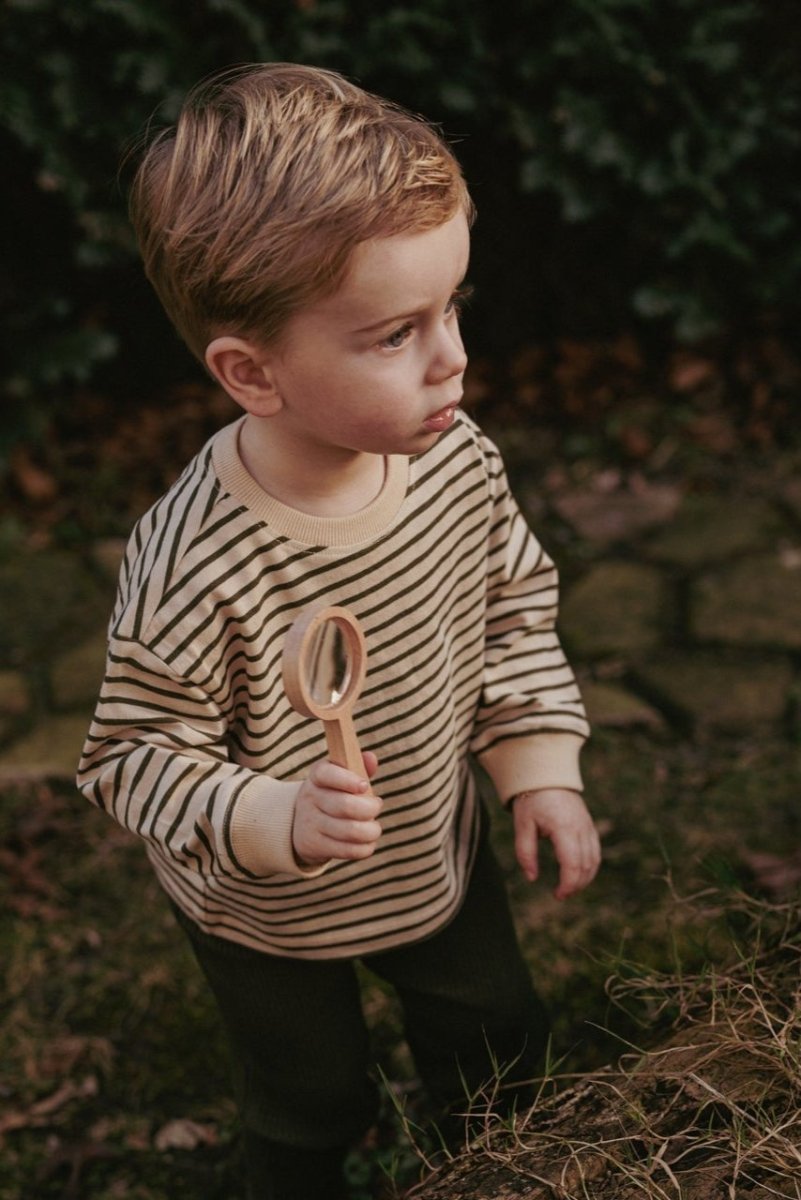 Ivar | Longsleeve shirt | Forest - Khaki - Mr. Loutre - Truien & Vesten