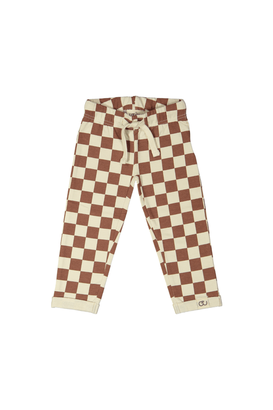 James | Trouser | Chalk - Sepia - Mr. Loutre - Lange broeken