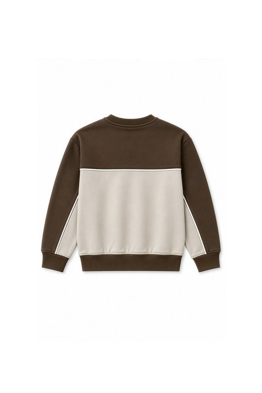 Lars | Oversized sweater | Choco - Mr. Loutre - Truien & Vesten