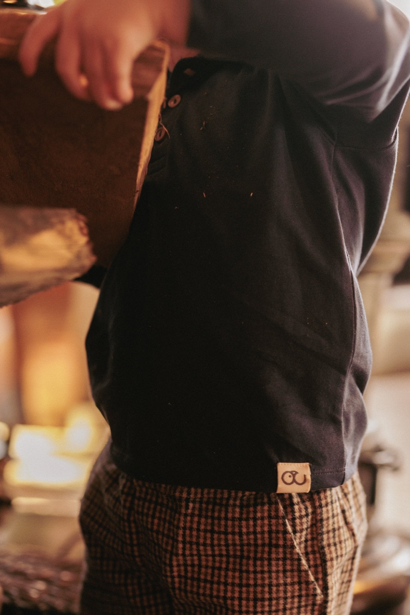 Louis | Longsleeve polo | Blue Nights - Mr. Loutre - Shirts & Blouses