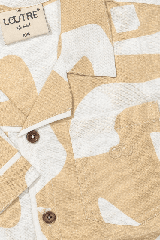 Milo | Shirt jongens | Dune - Cloud White - Mr. Loutre - Shirts & Polo's