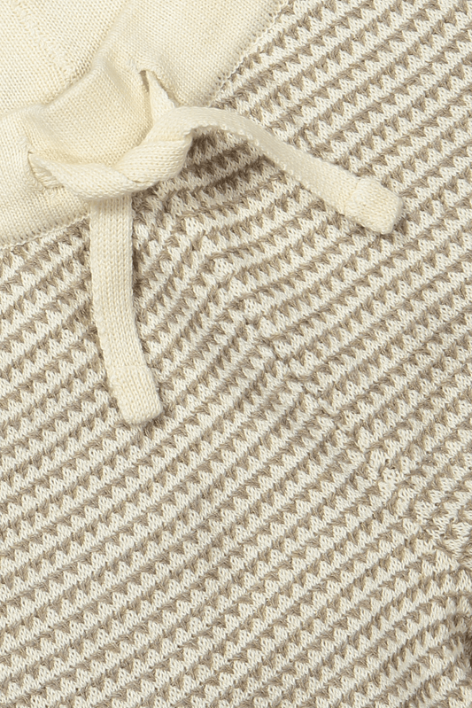 Raphael | Korte broek met structuur | Cloud White - Sand - Mr. Loutre - Korte Broeken