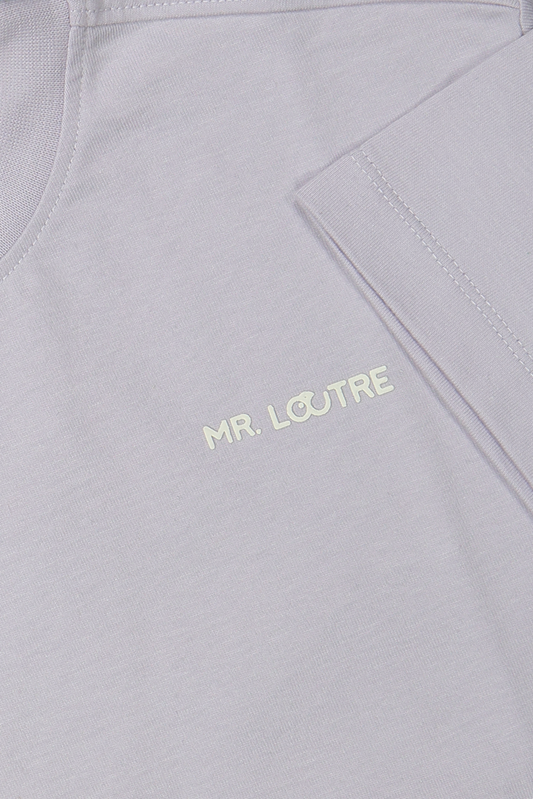 Samuel | T-shirt met backprint | Glass