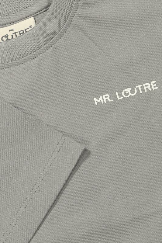 Samuel | T-shirt met backprint | Stone - Mr. Loutre - Shirts & Polo's