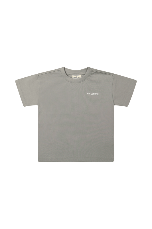 Samuel | T-shirt met backprint | Stone - Mr. Loutre - Shirts & Polo's