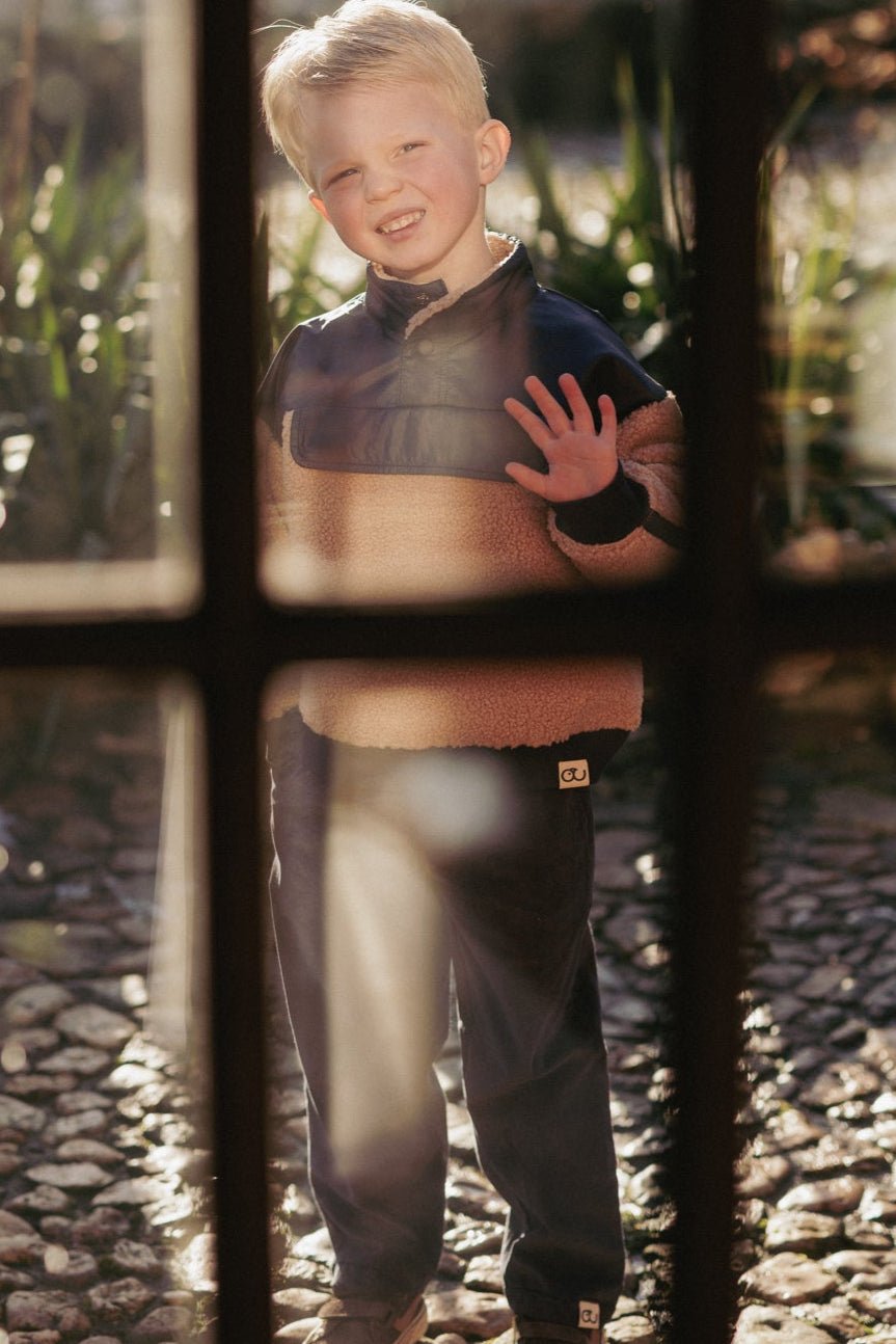 William | Lange broek babyrib | Blue Nights - Mr. Loutre - Broeken