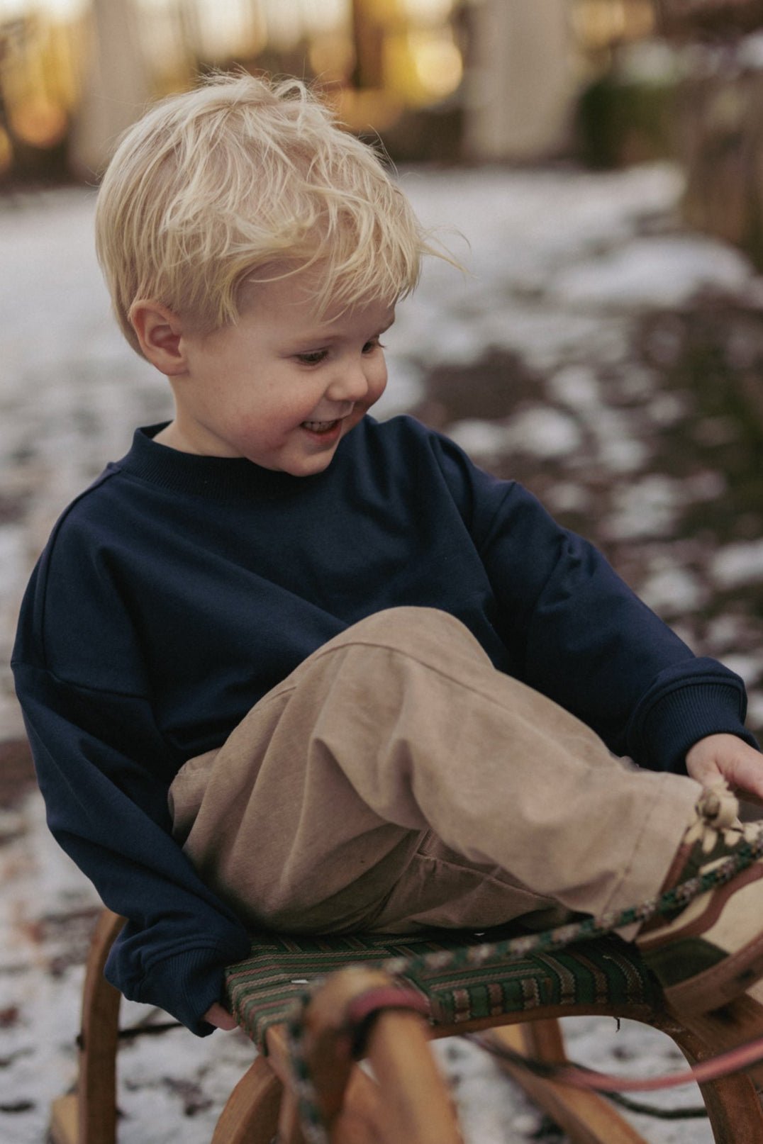 William | Lange broek babyrib | Pure Cashmere - Mr. Loutre - Broeken