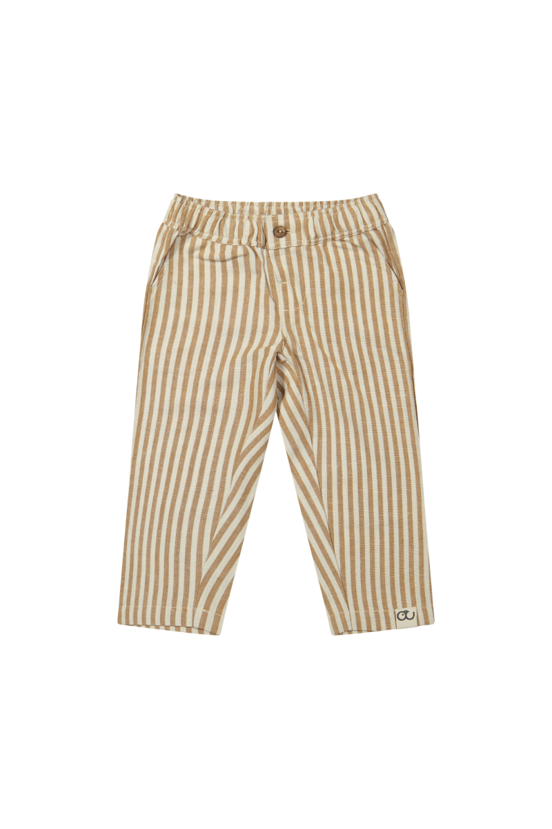 William | Trouser | Mud Brown stripe - Mr. Loutre - Lange broeken