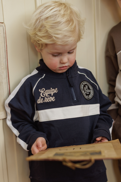 Finn | Trui met rits | Blue Nights