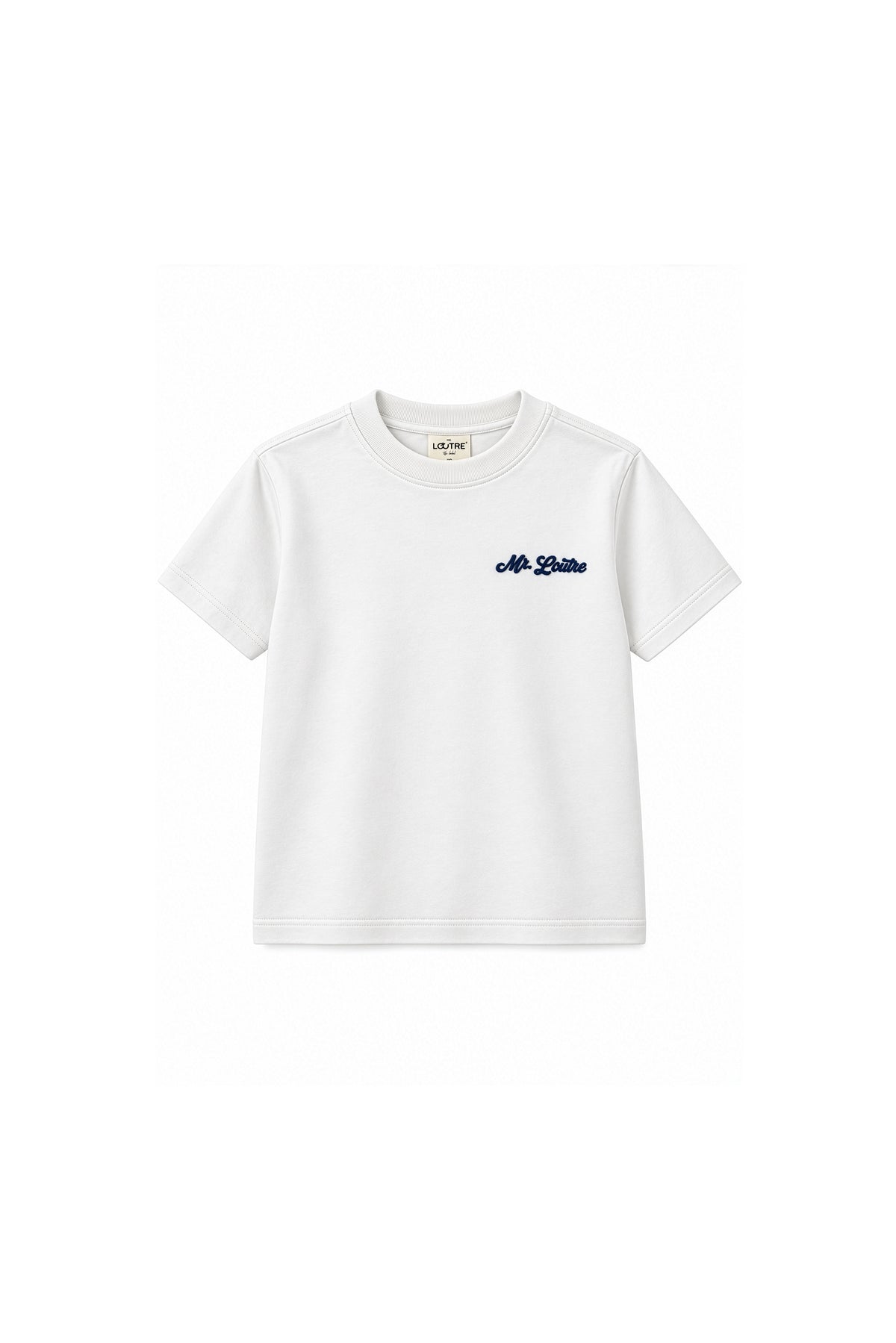 Abel | T-shirt met print | Cloud White