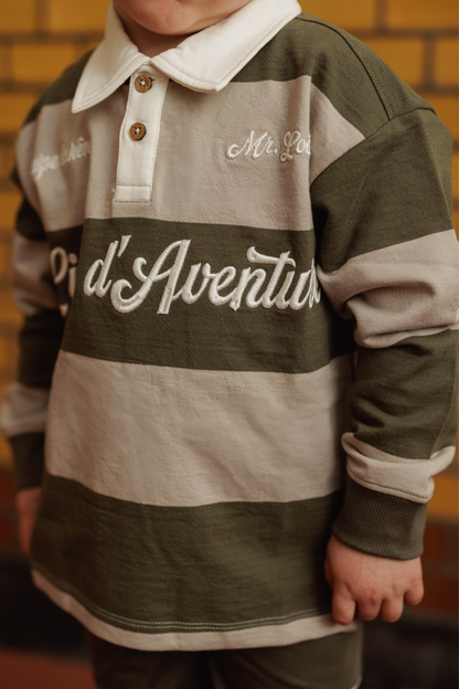 Mees | Rugby poloshirt | Leaf