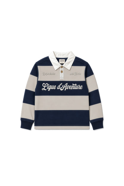 Mees | Rugby poloshirt | Blue Nights