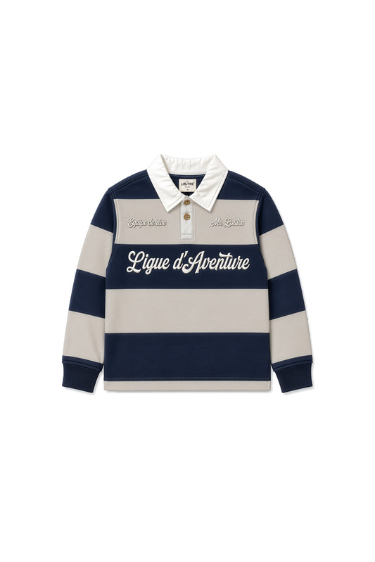 Mees | Rugby poloshirt | Blue Nights