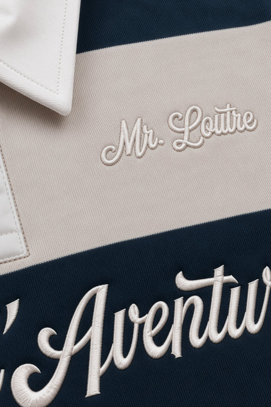 Mees | Rugby poloshirt | Blue Nights