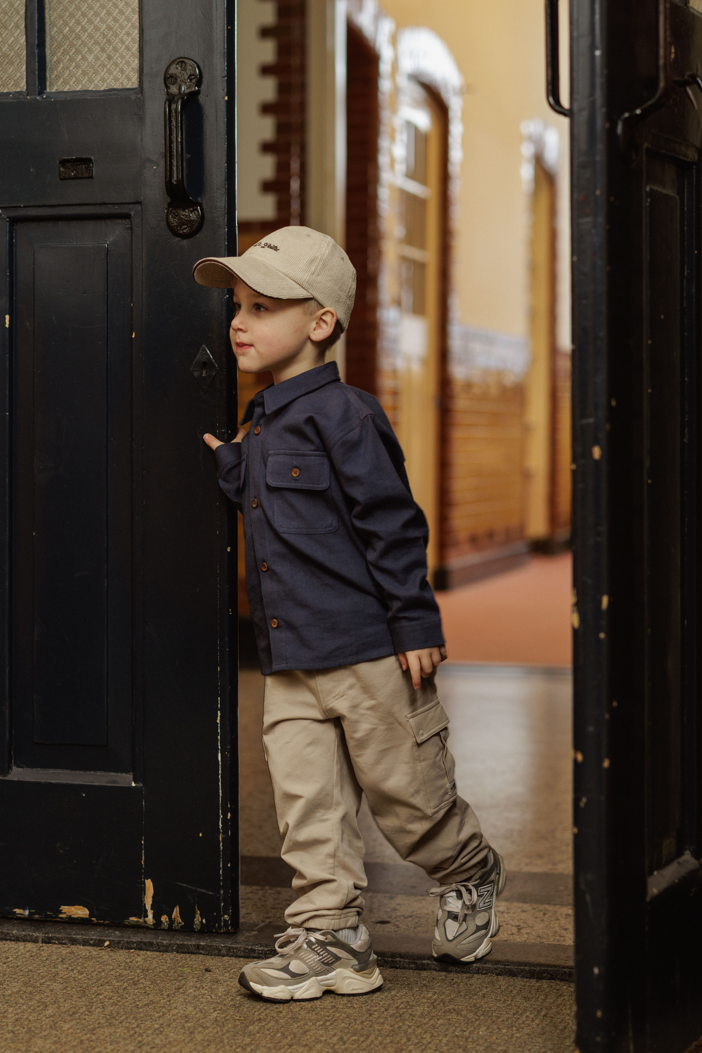 Melle | Tapered cargo trouser | Dove