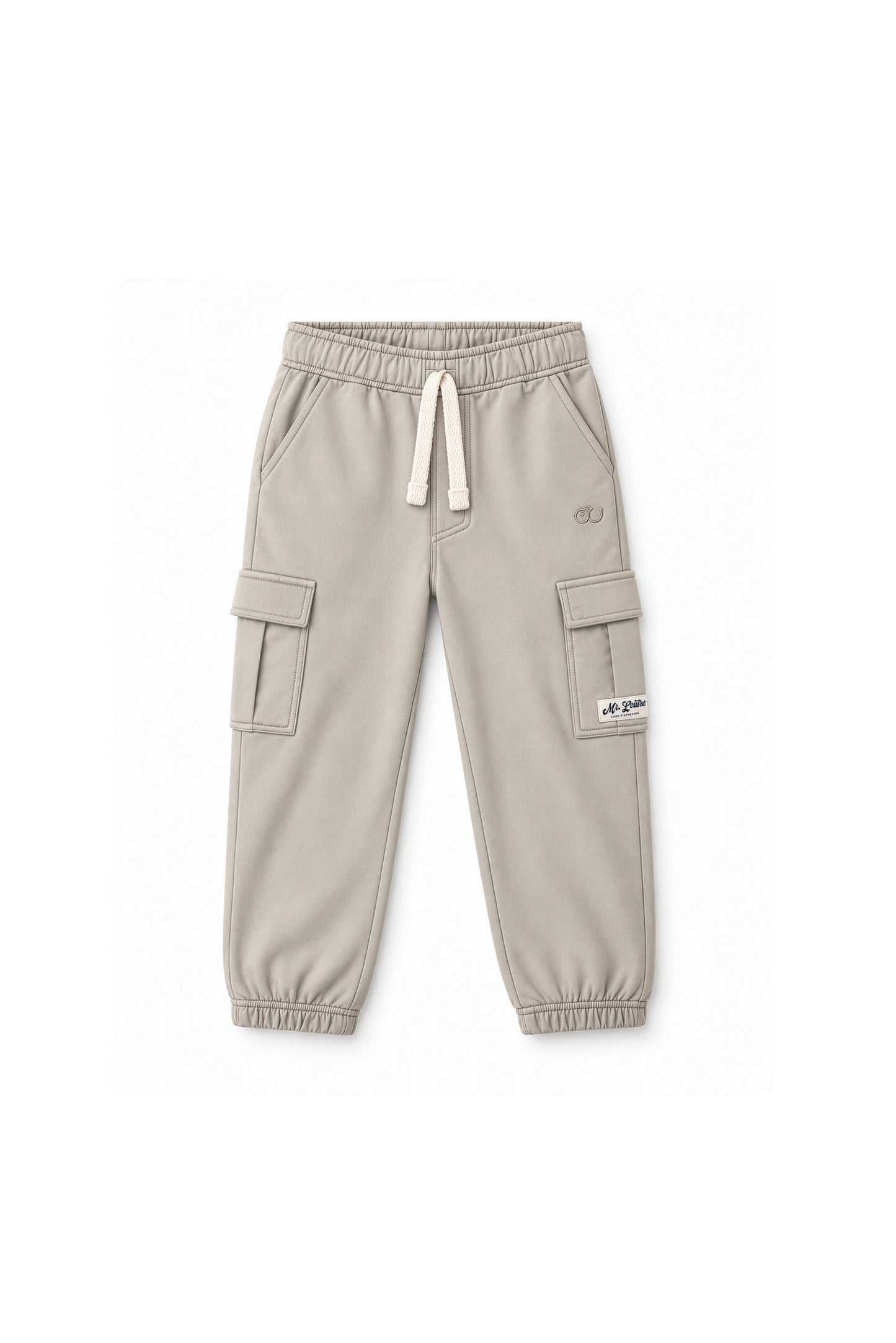 Melle | Tapered cargo trouser | Dove