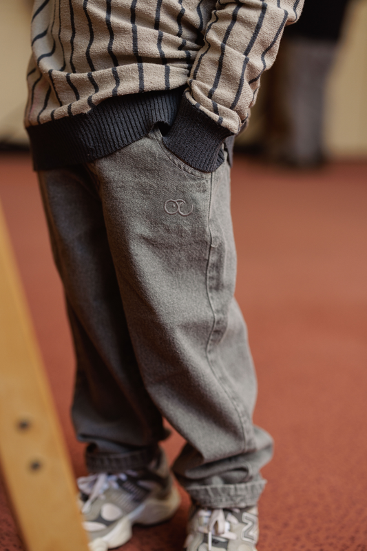 Thom | Barrel fit jeans | Grey