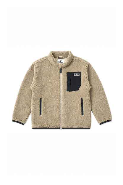 Stein | Fleecevest met rits | Dove
