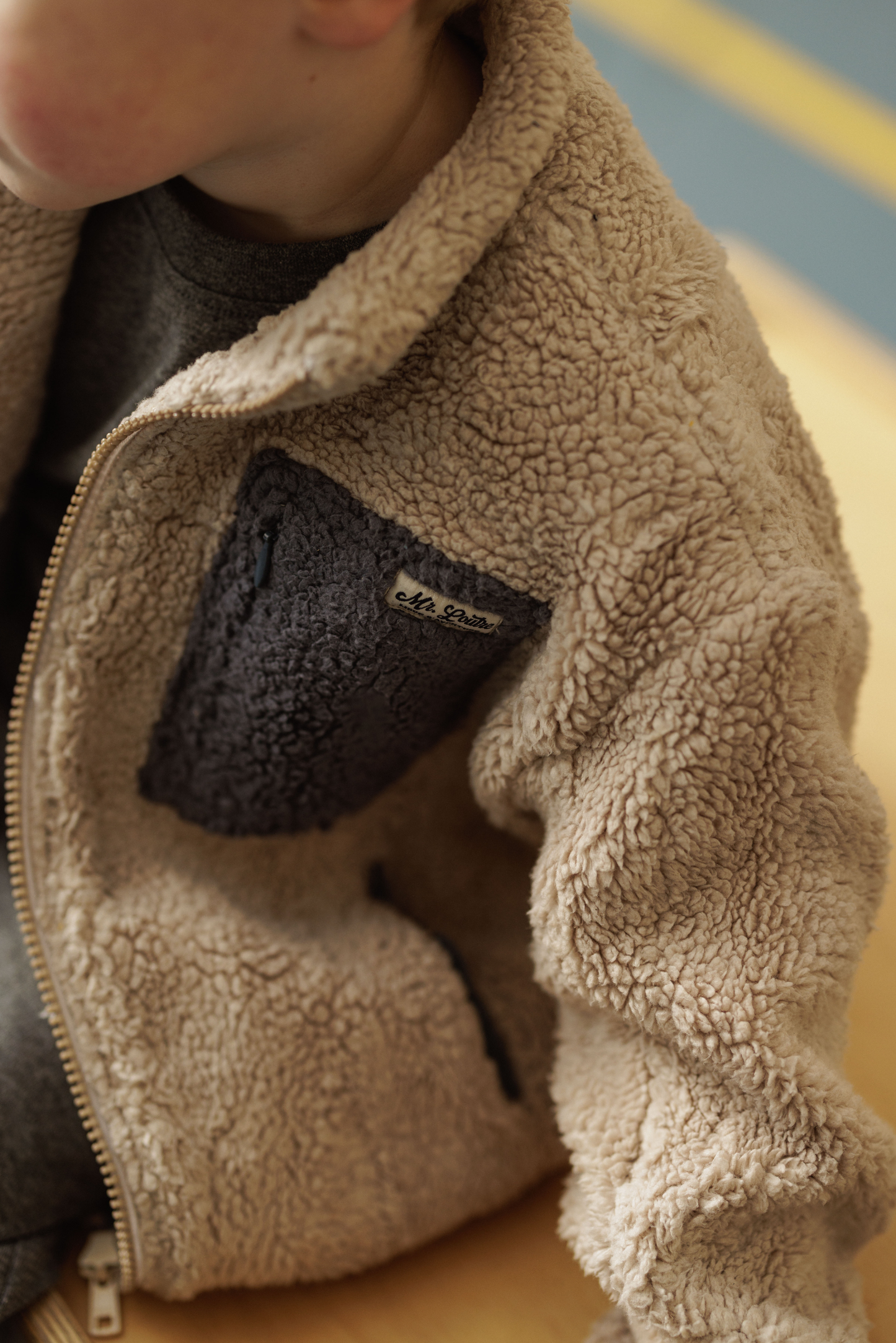 Stein | Fleecevest met rits | Dove