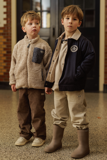 Stein | Fleecevest met rits | Dove