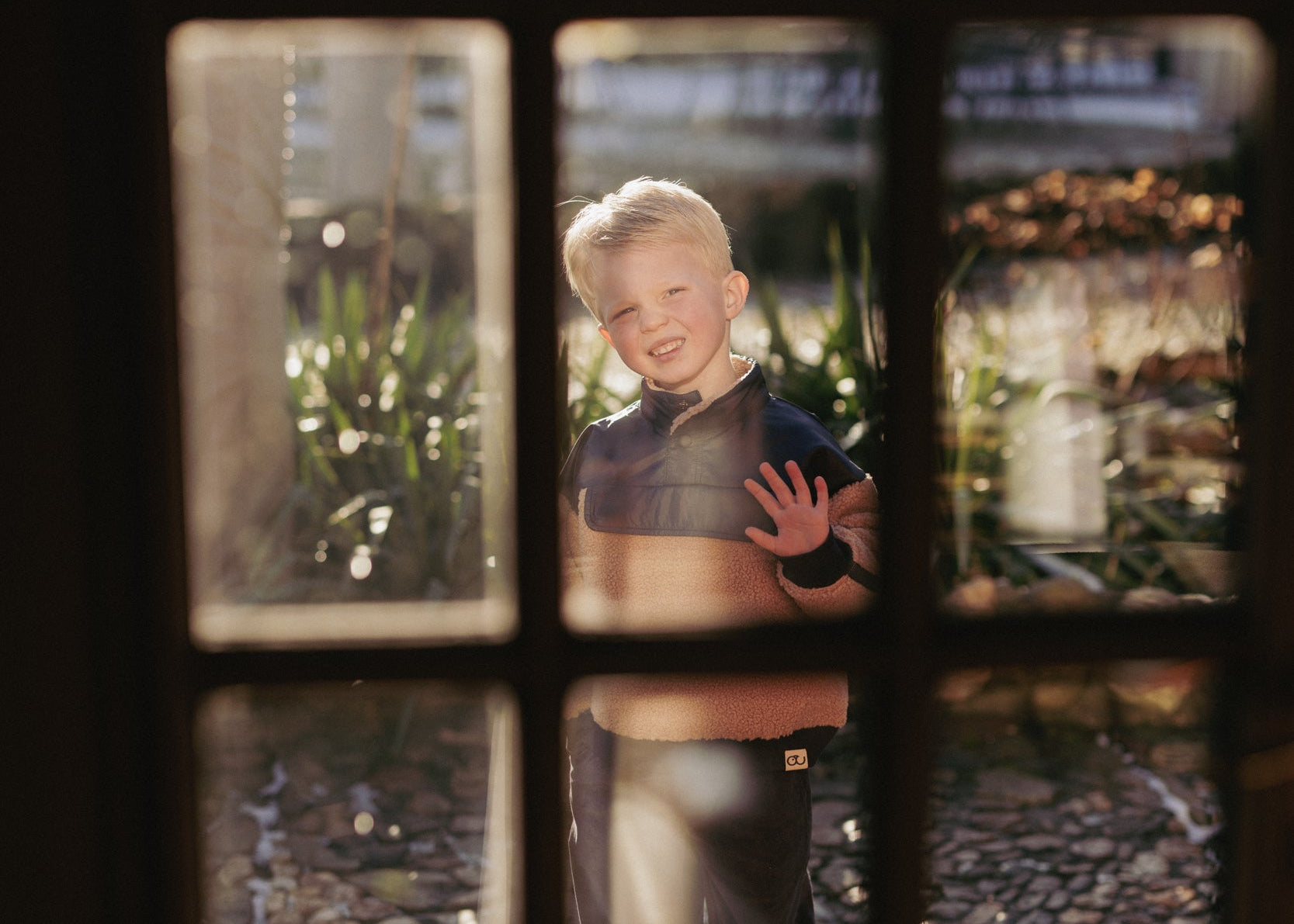 Olan teddy sweater van jongensmerk Mr. Loutre 