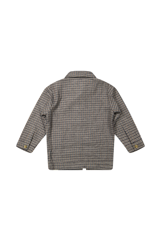 Vidar | Geruit vest met rits | Meerkleurig