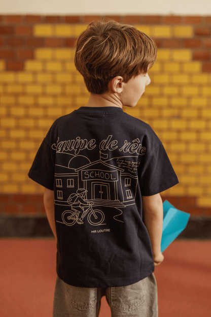 Abel | T-shirt met print | Blue Nights - Mr. Loutre - Shirts & Blouses