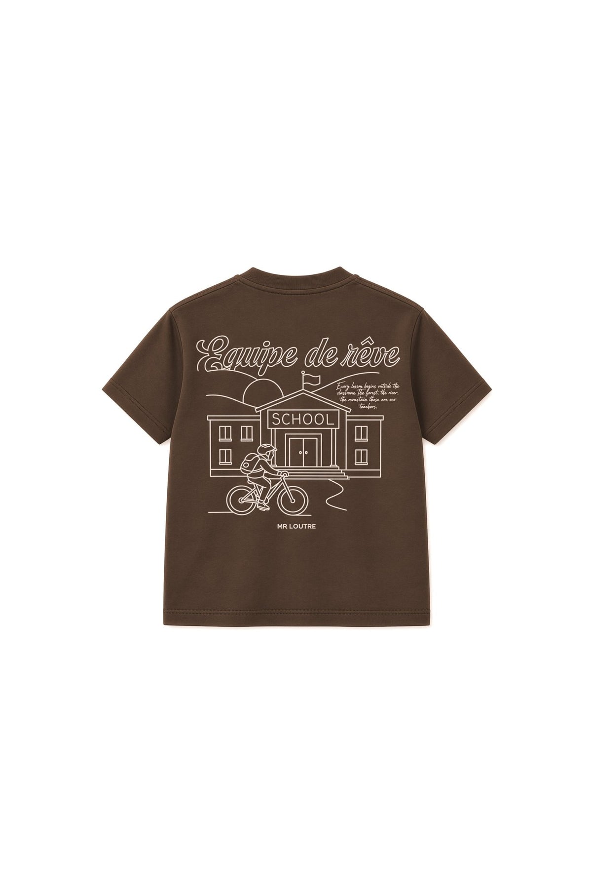 Abel | T-shirt met print | Choco - Mr. Loutre - Shirts & Blouses