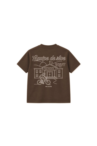 Abel | T-shirt met print | Choco - Mr. Loutre - Shirts & Blouses