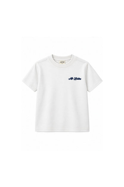 Abel | T-shirt met print | Cloud White - Mr. Loutre - Shirts & Blouses