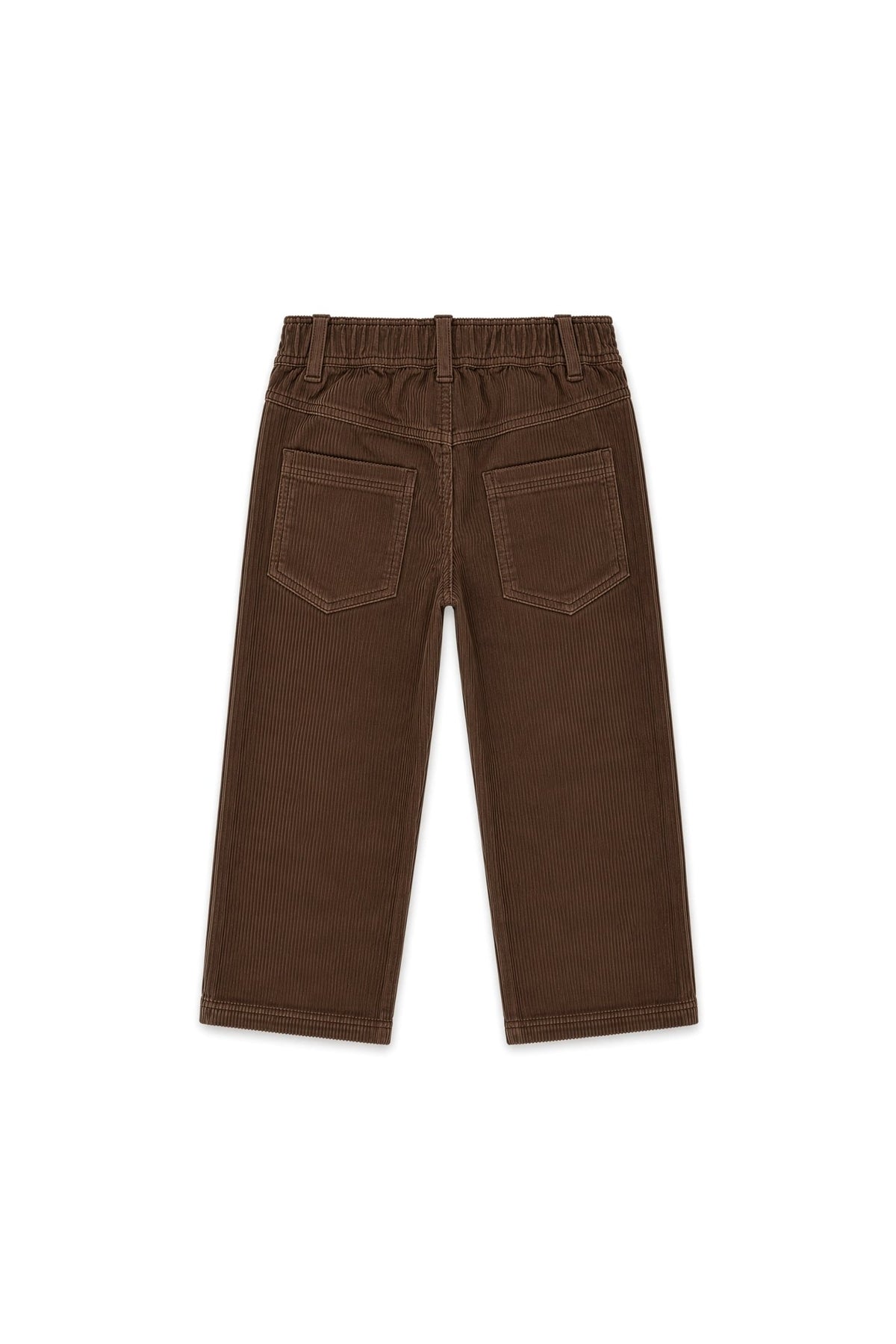 Balder | Corduroy straight fit | Choco - Mr. Loutre - Lange broeken