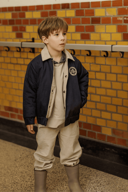 Balder | Corduroy straight fit | Dove - Mr. Loutre - Lange broeken