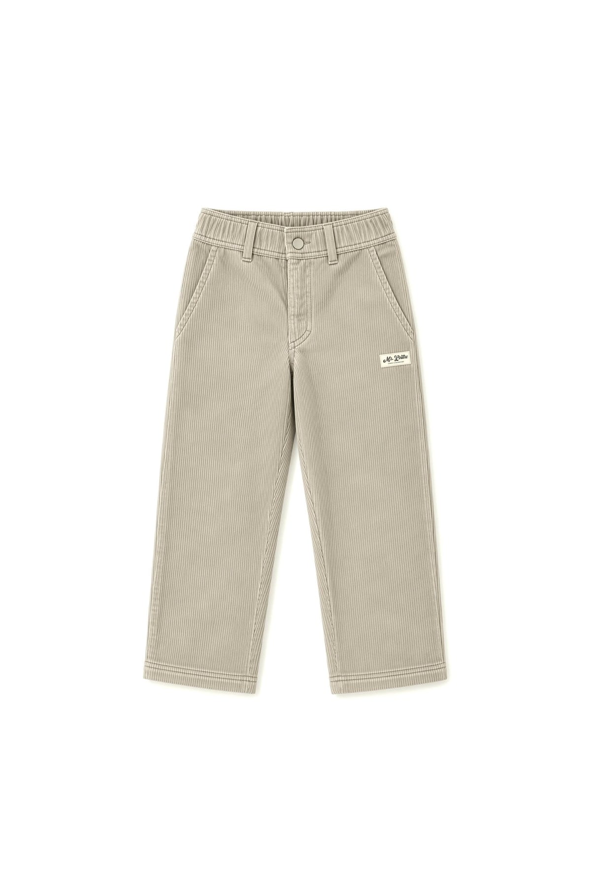 Balder | Corduroy straight fit | Dove - Mr. Loutre - Lange broeken
