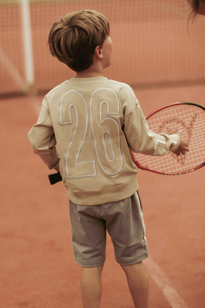 Elias | Oversized trui | Sand - Mr. Loutre - Truien & Vesten