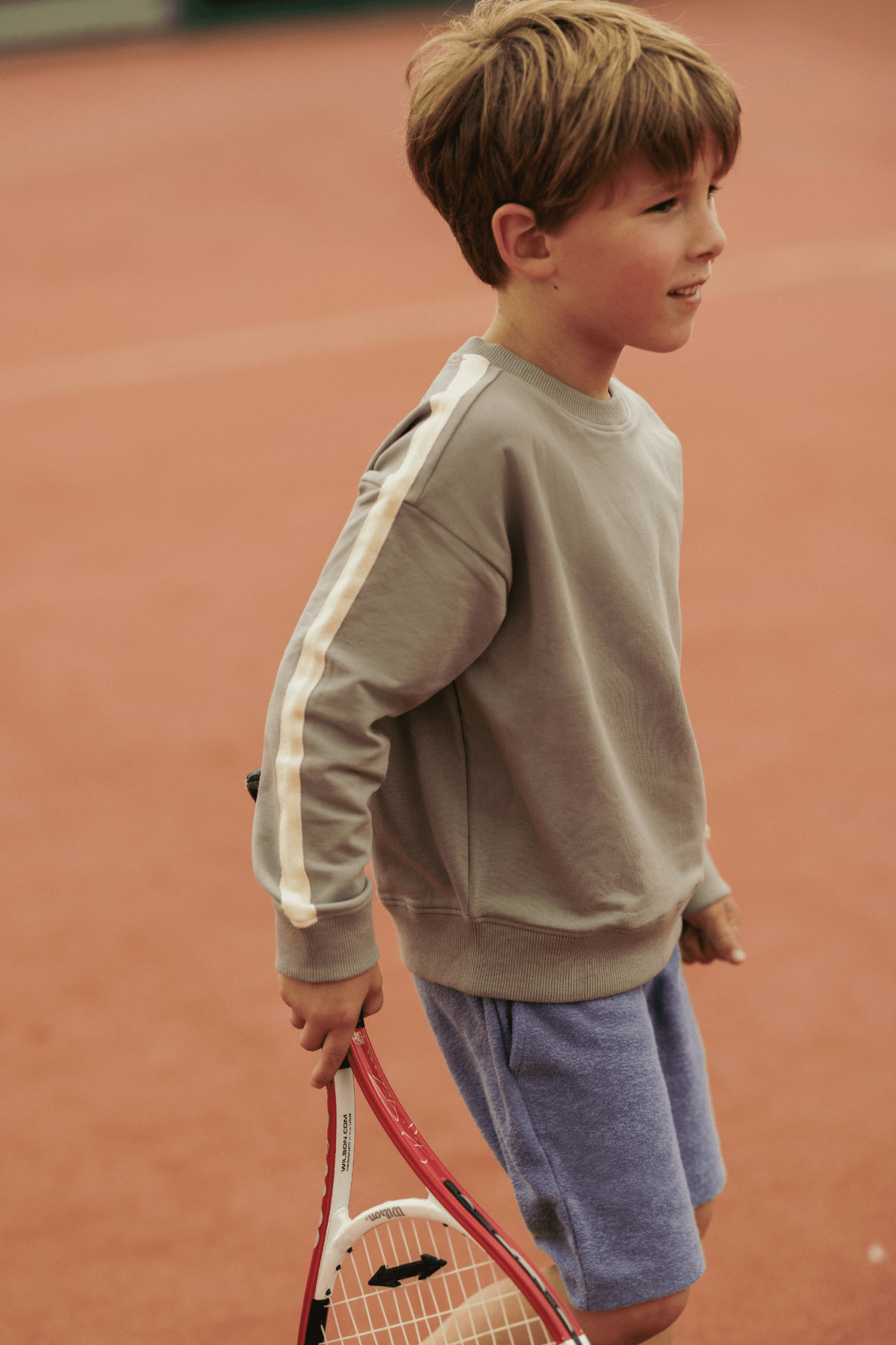 Elias | Oversized trui | Stone - Mr. Loutre - Truien & Vesten