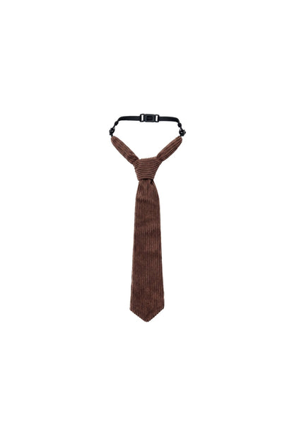 Gijs | Stropdas corduroy | Choco - Mr. Loutre - Stropdassen