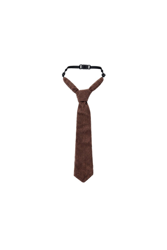 Gijs | Stropdas corduroy | Choco - Mr. Loutre - Stropdassen