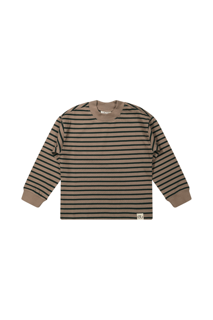 Ivar | Gestreepte longsleeve | Funghi - Conifer - Mr. Loutre - Truien & Vesten