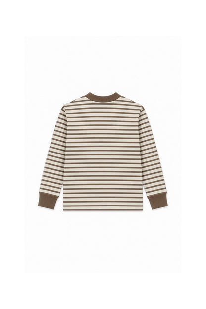 Ivar | Longsleeve | Dove - Choco - Mr. Loutre - Shirts & Blouses