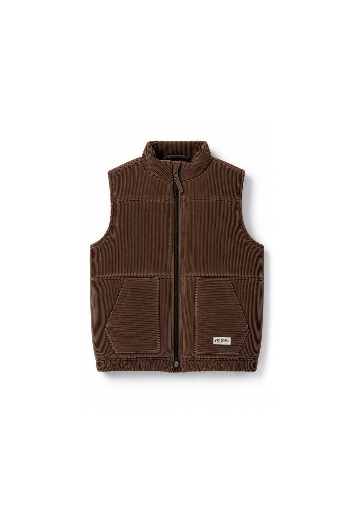 Jeppe | Corduroy bodywarmer | Choco - Mr. Loutre - Jassen & Gilets