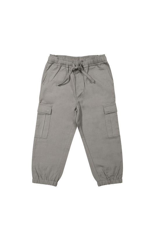 Jorne | Cargo broek | Stone - Mr. Loutre - Lange broeken