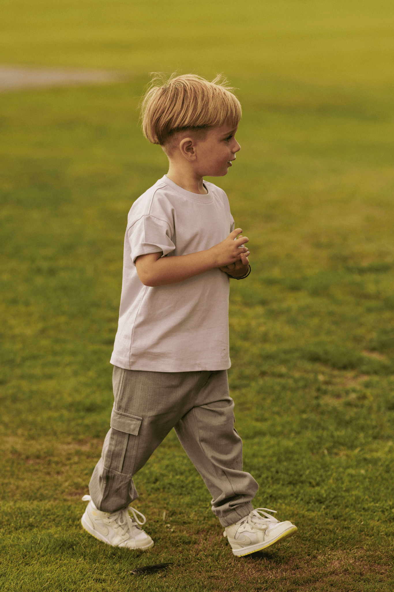 Jorne | Cargo broek | Stone - Mr. Loutre - Lange broeken