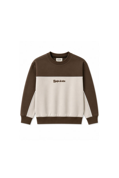 Lars | Oversized sweater | Choco - Mr. Loutre - Truien & Vesten