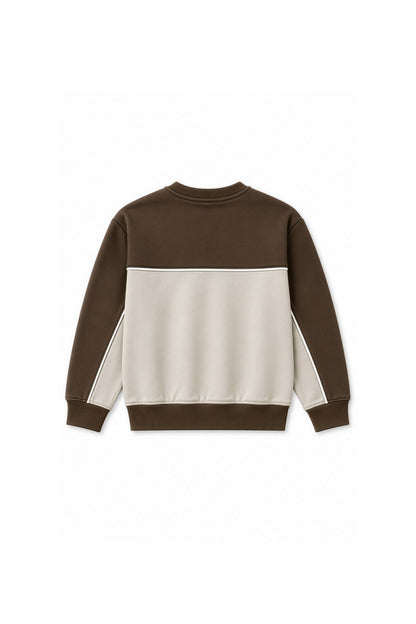 Lars | Oversized sweater | Choco - Mr. Loutre - Truien & Vesten